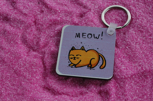 Meow Keychain