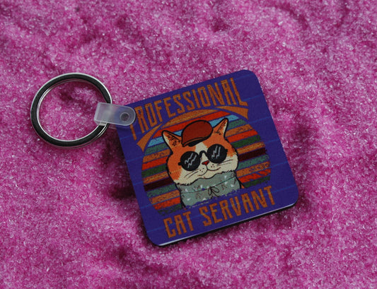 Cat Survant Keychain