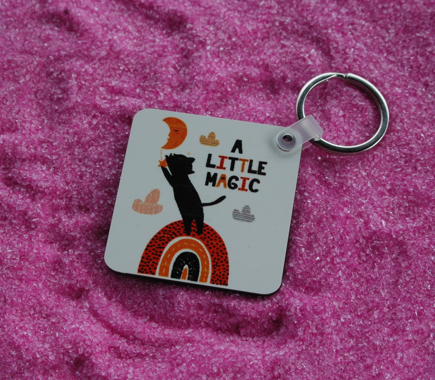 A little magic keychain - Square keychain