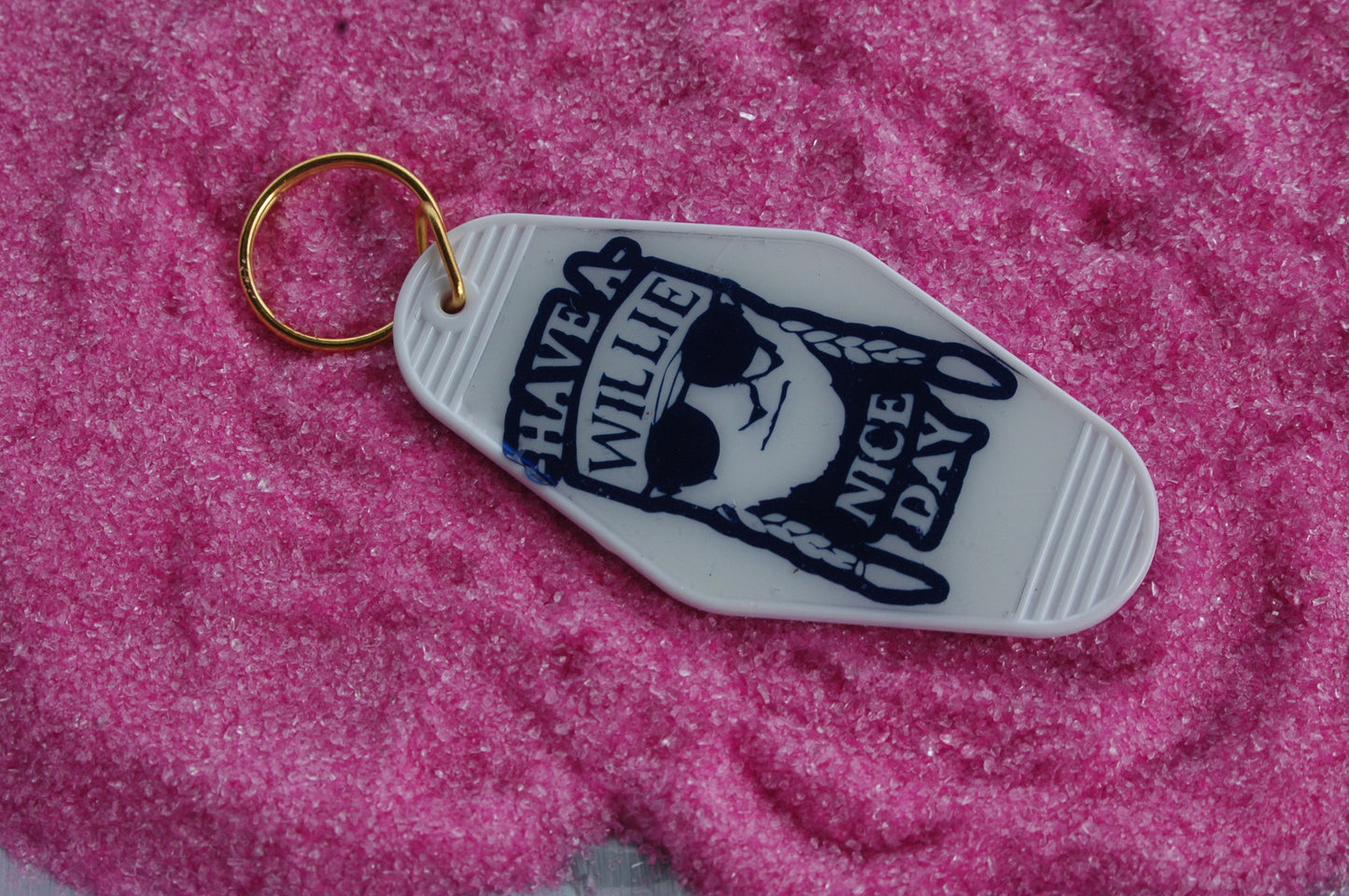 Have a Willie nice day - Retro Motel Keychain